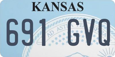 KS license plate 691GVQ