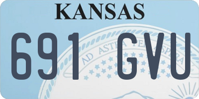 KS license plate 691GVU