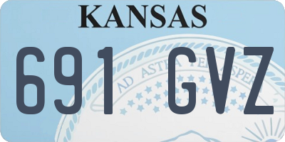 KS license plate 691GVZ