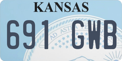 KS license plate 691GWB