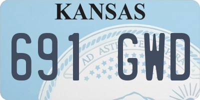 KS license plate 691GWD