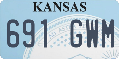 KS license plate 691GWM