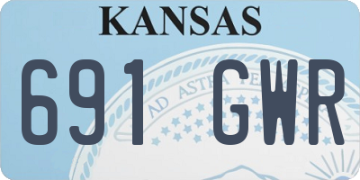 KS license plate 691GWR