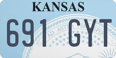 KS license plate 691GYT