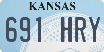 KS license plate 691HRY