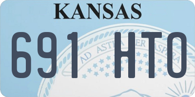KS license plate 691HTO