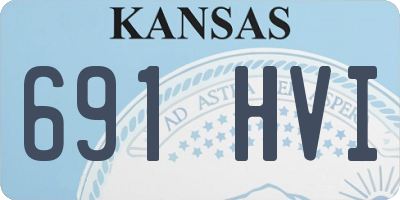 KS license plate 691HVI