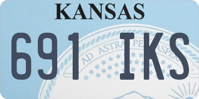 KS license plate 691IKS