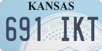 KS license plate 691IKT