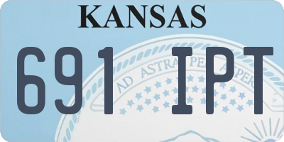 KS license plate 691IPT