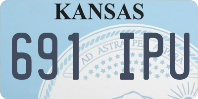 KS license plate 691IPU