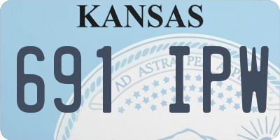 KS license plate 691IPW
