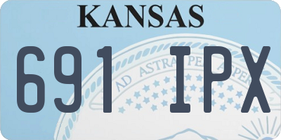 KS license plate 691IPX