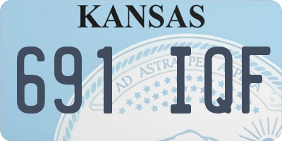 KS license plate 691IQF