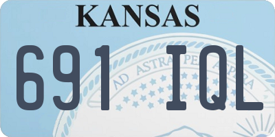 KS license plate 691IQL