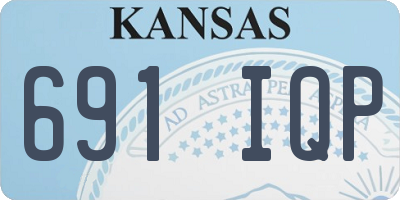 KS license plate 691IQP