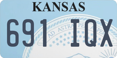 KS license plate 691IQX