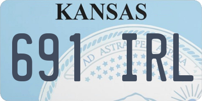 KS license plate 691IRL