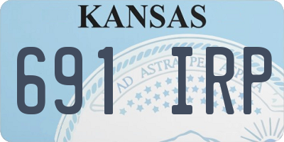 KS license plate 691IRP