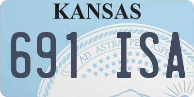 KS license plate 691ISA