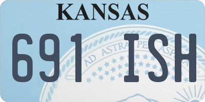 KS license plate 691ISH