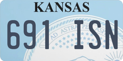 KS license plate 691ISN