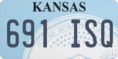 KS license plate 691ISQ