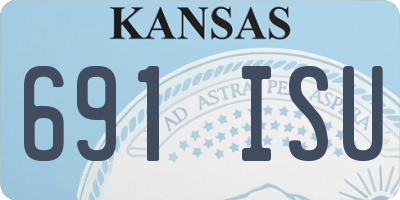 KS license plate 691ISU