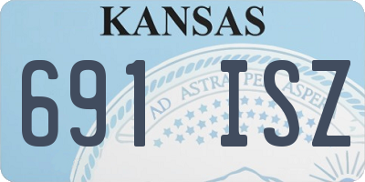 KS license plate 691ISZ