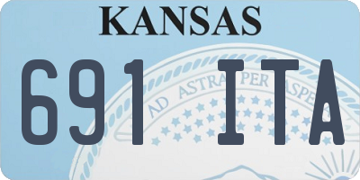 KS license plate 691ITA