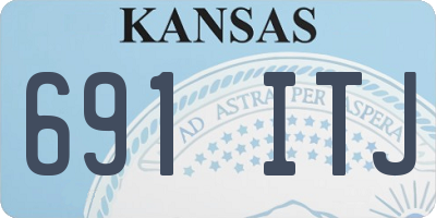 KS license plate 691ITJ