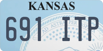 KS license plate 691ITP