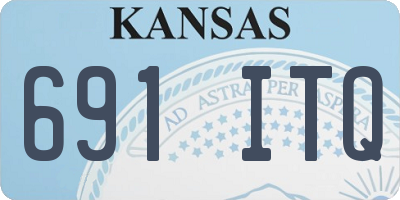 KS license plate 691ITQ