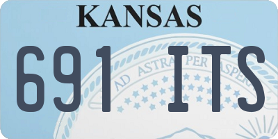 KS license plate 691ITS