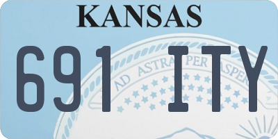 KS license plate 691ITY