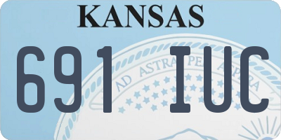 KS license plate 691IUC