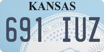KS license plate 691IUZ