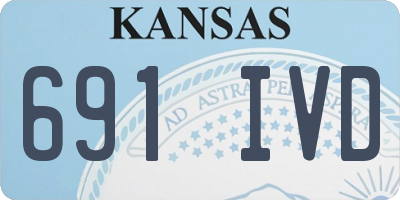 KS license plate 691IVD
