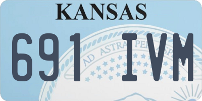 KS license plate 691IVM