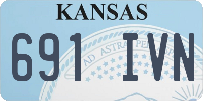 KS license plate 691IVN