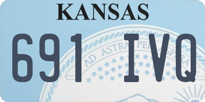 KS license plate 691IVQ
