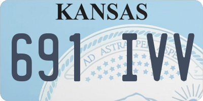 KS license plate 691IVV
