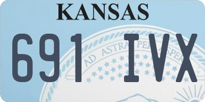 KS license plate 691IVX