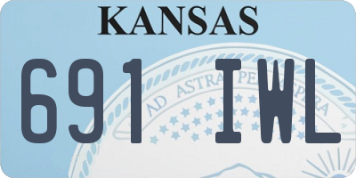 KS license plate 691IWL