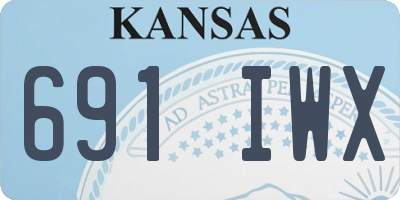 KS license plate 691IWX