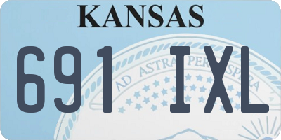 KS license plate 691IXL
