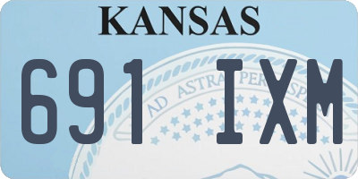 KS license plate 691IXM