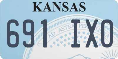 KS license plate 691IXO