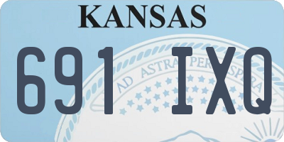 KS license plate 691IXQ