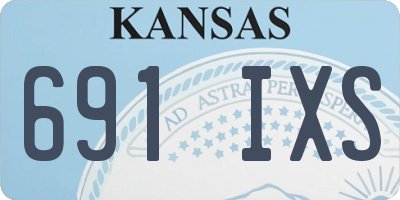 KS license plate 691IXS